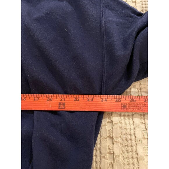 Callan Navy Christmas Sweatshirt  Holiday Reindeer Rudolph on Front Size XL - Picture 6 of 7